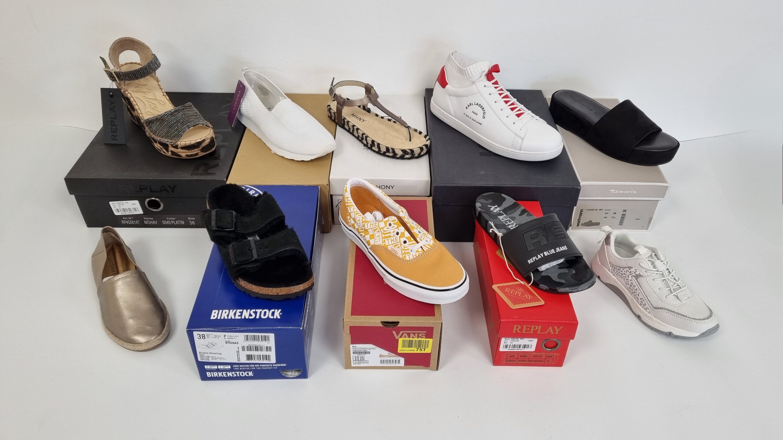 Buty Outlet – zestaw SHS45, 10 par