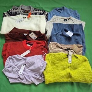 Swetry damskie i męskie – pakiet 10 sztuk