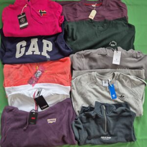 Bluzy damskie i męskie – pakiet 10 sztuk