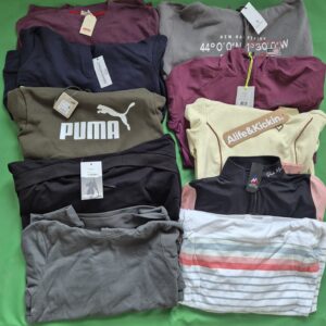 Bluzy damskie i męskie – pakiet 10 sztuk